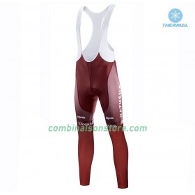 Collant à Bretelles 2019 Team Katusha Alpecin Hiver Thermal Fleece N001